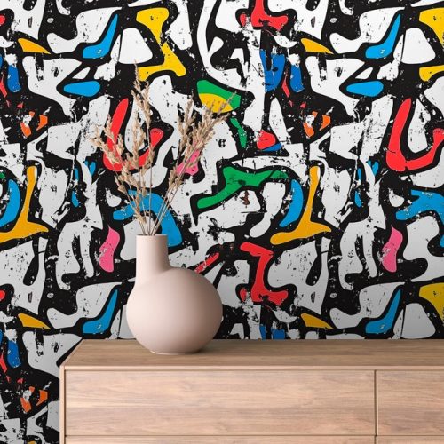 Interior Design Mural Wall Fabric Vinyl