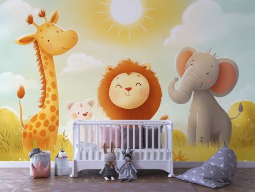 Interior Design Mural Wall Fabric Vinyl