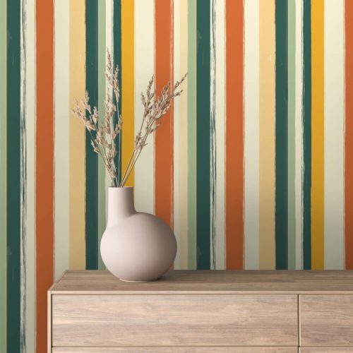 Interior Design Mural Wall Fabric Vinyl